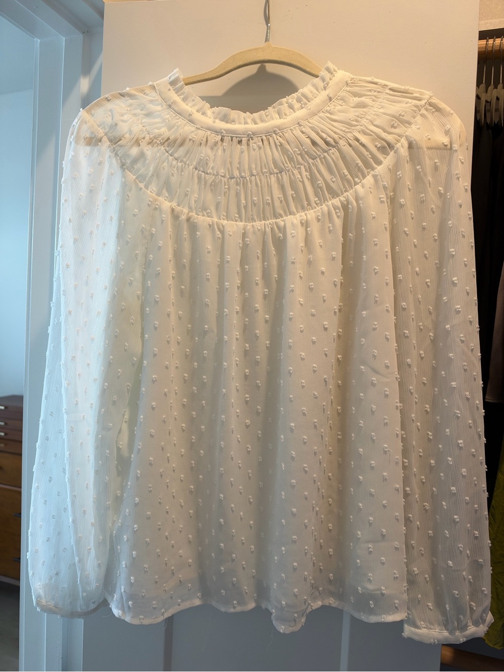 Smocked Yoke Blouse